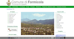 Desktop Screenshot of comune.formicola.ce.it